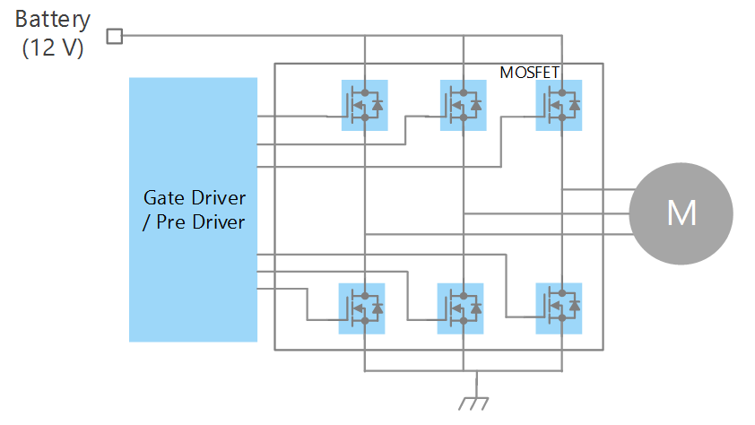 Brushless motor drive circuit | Toshiba Electronic Devices & Storage