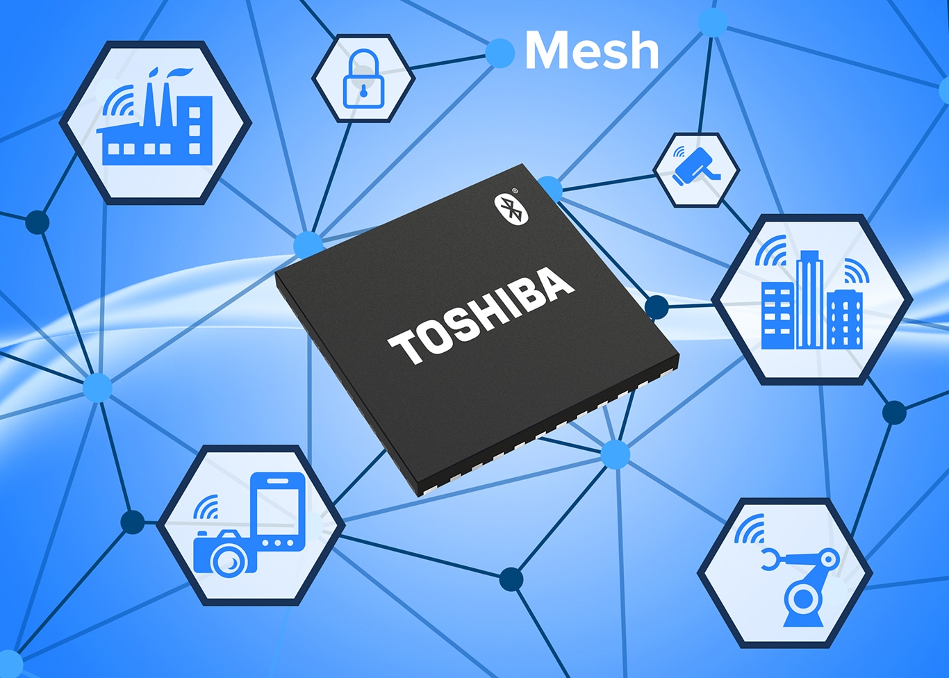 Toshiba Bluetooth® Low Energy Product Line-up Supports New Bluetooth Mesh Standard