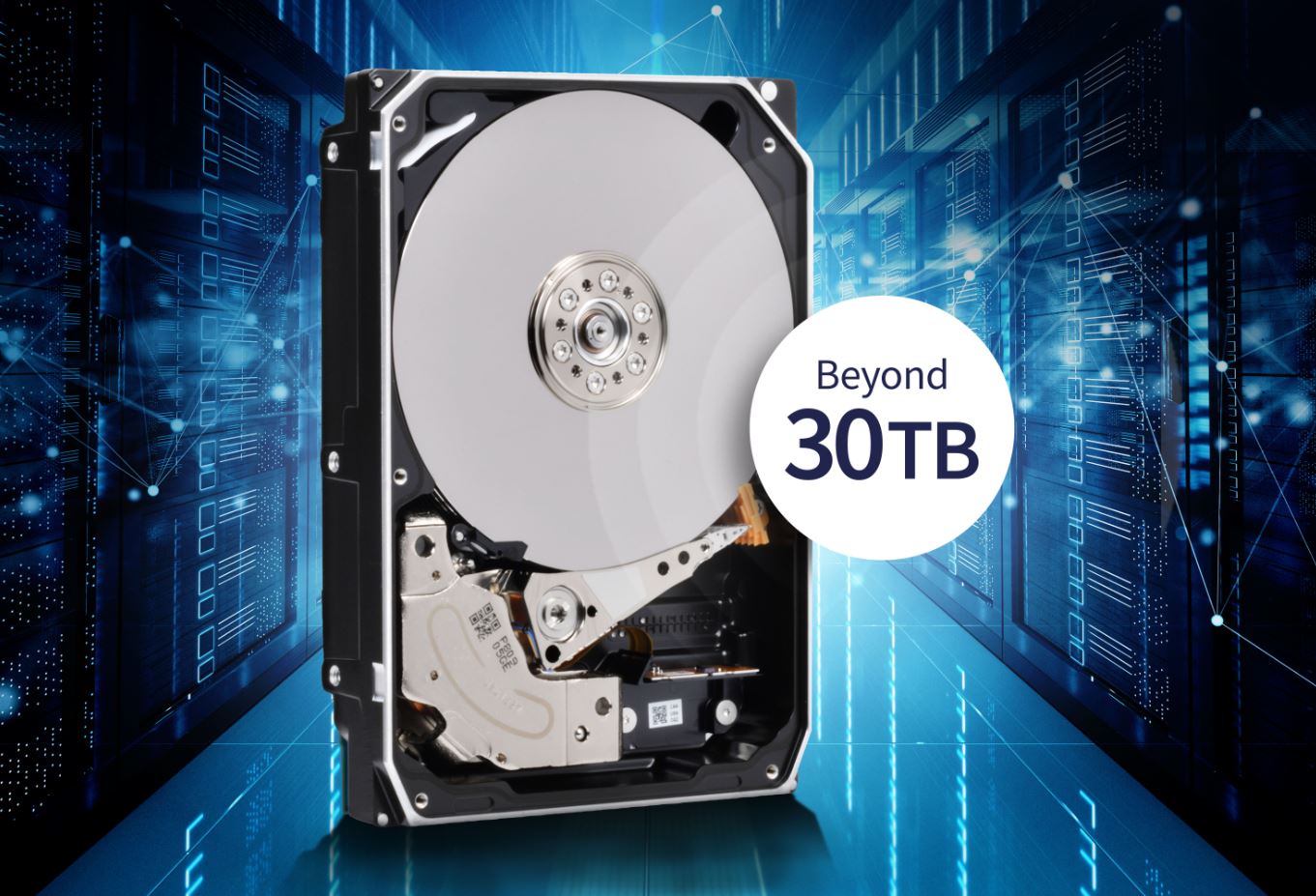 Toshiba Successfully Demonstrates Nearline HDDs with Massive Capacity of Over 30 Terabytes
