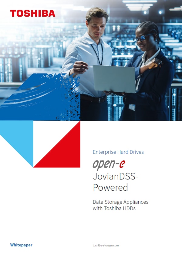 open-e JovianDSS-Powered Data Storage Appliances with Toshiba HDDs