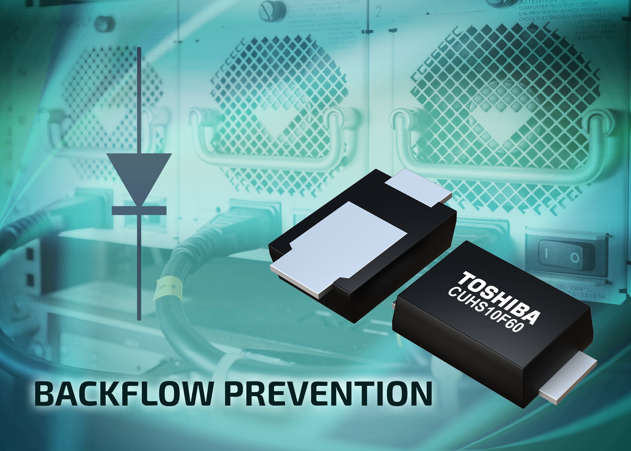 Toshiba develops low reverse-current Schottky diode with improved thermal performance