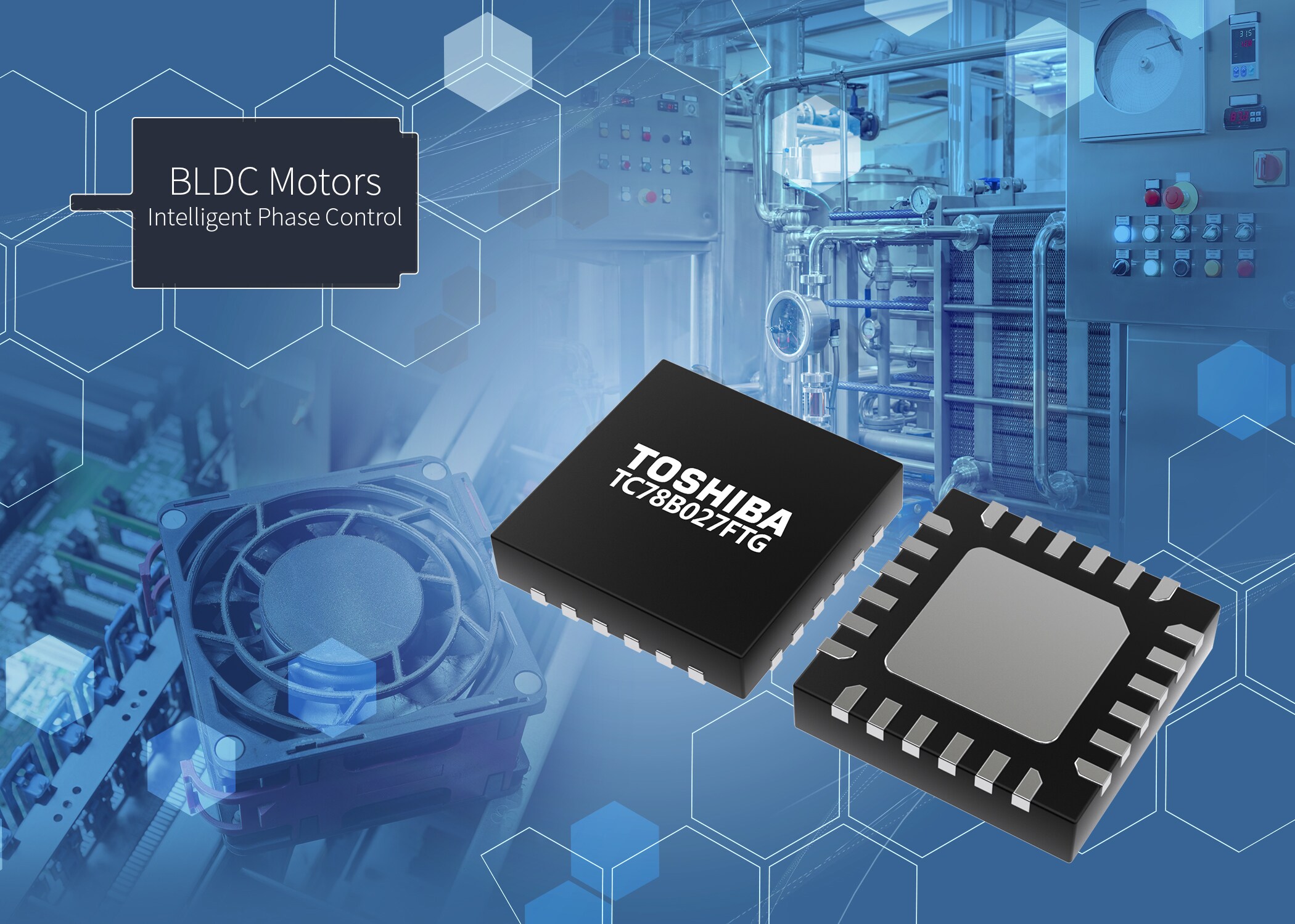 Toshiba announces new three-phase brushless motor control pre-driver IC