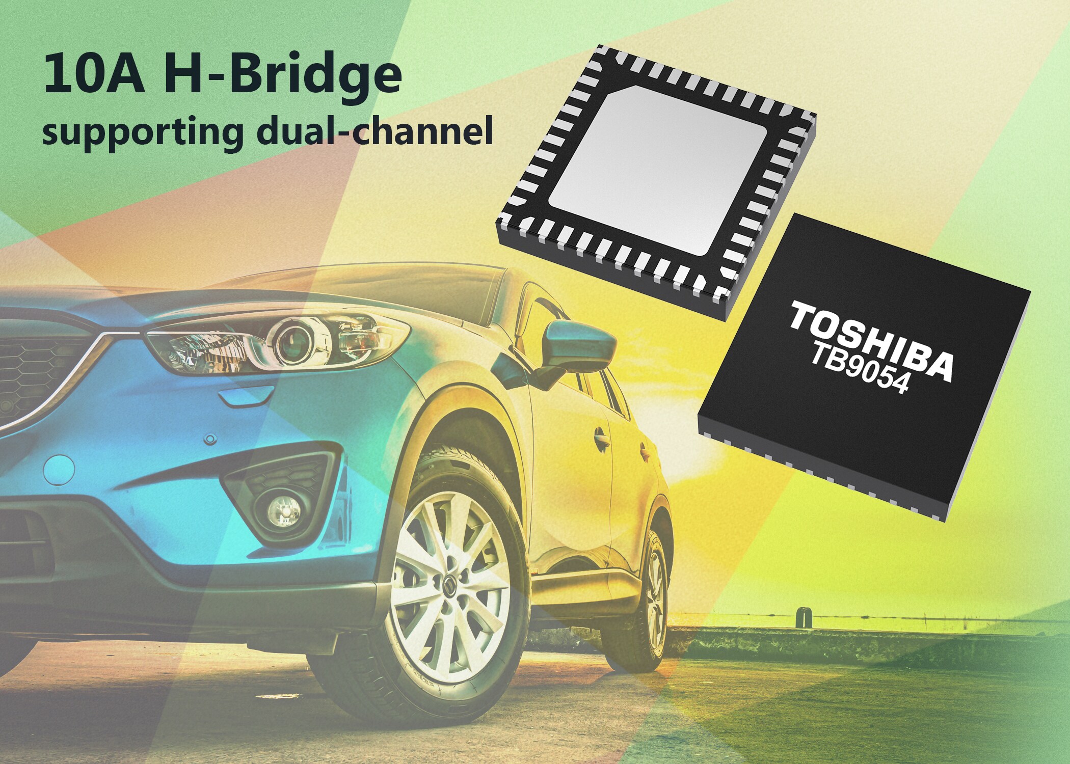 10A H-Bridge Motor Driver ICs from Toshiba Fully Optimised for Automotive Deployment