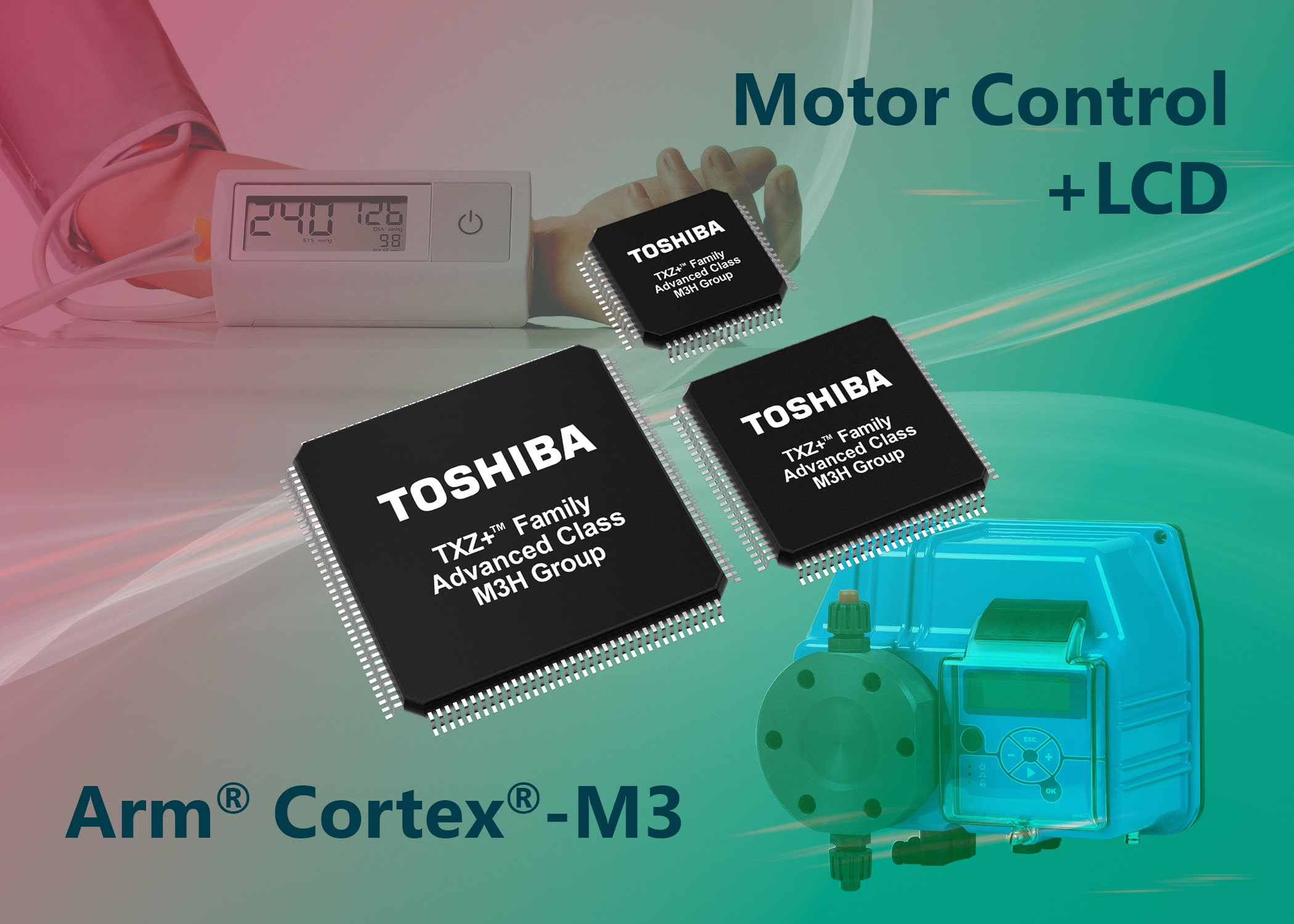 Toshiba Releases New M3H Group of ARM® Cortex®-M3 Microcontrollers 