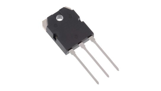The package photograph of a discrete IGBT that helps reduce the power consumption and radiated emissions of home appliances : GT30J110SRA.