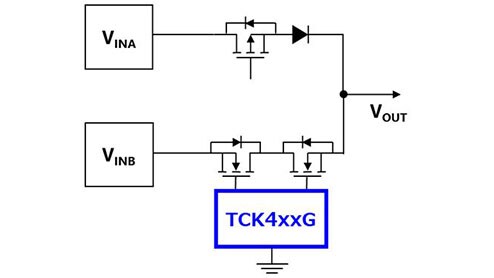 Fig.2: Power multiplexer circuit