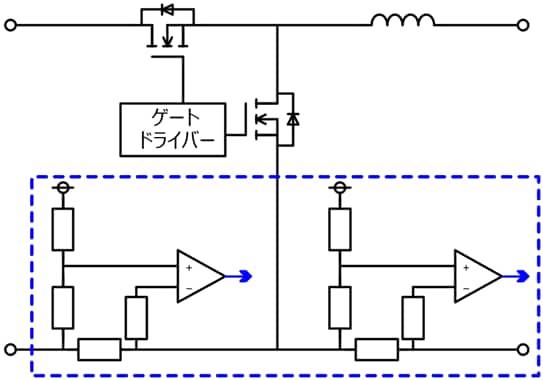 図1. 過電流検出用途 回路例