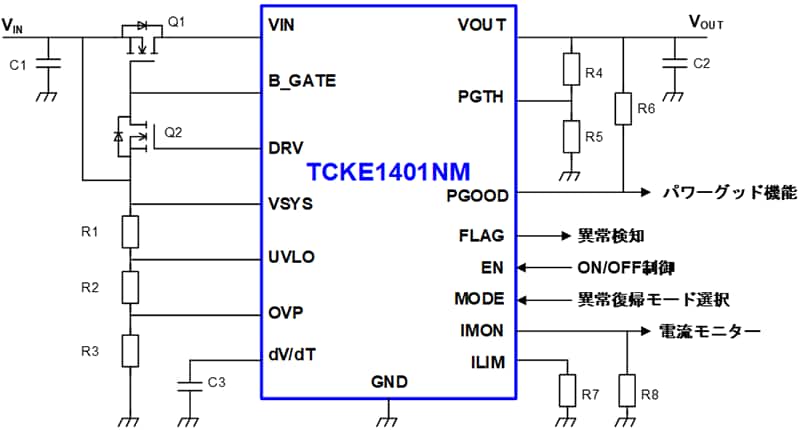 これは、図1. 周辺回路例についての画像です。