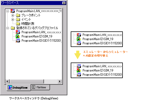 プロファイル機能