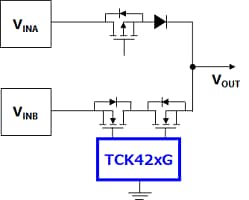 図2：パワーマルチプレクサー回路の例