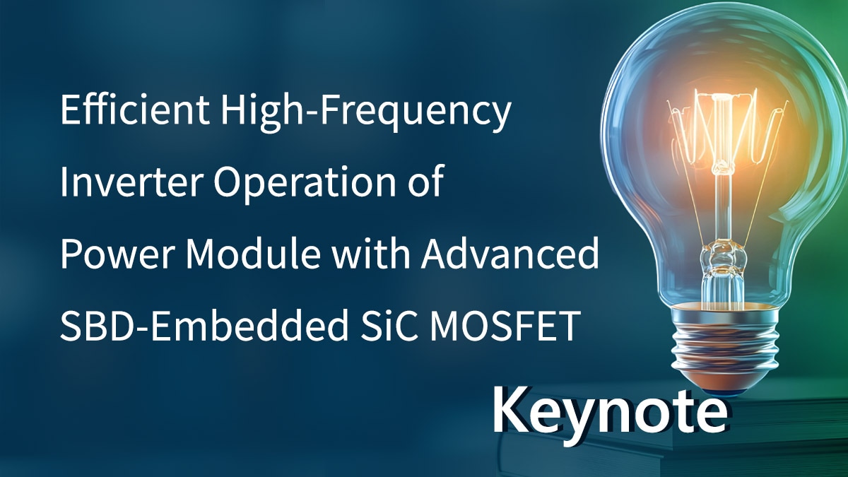 Header picture for keynote at PCIM 2026.
