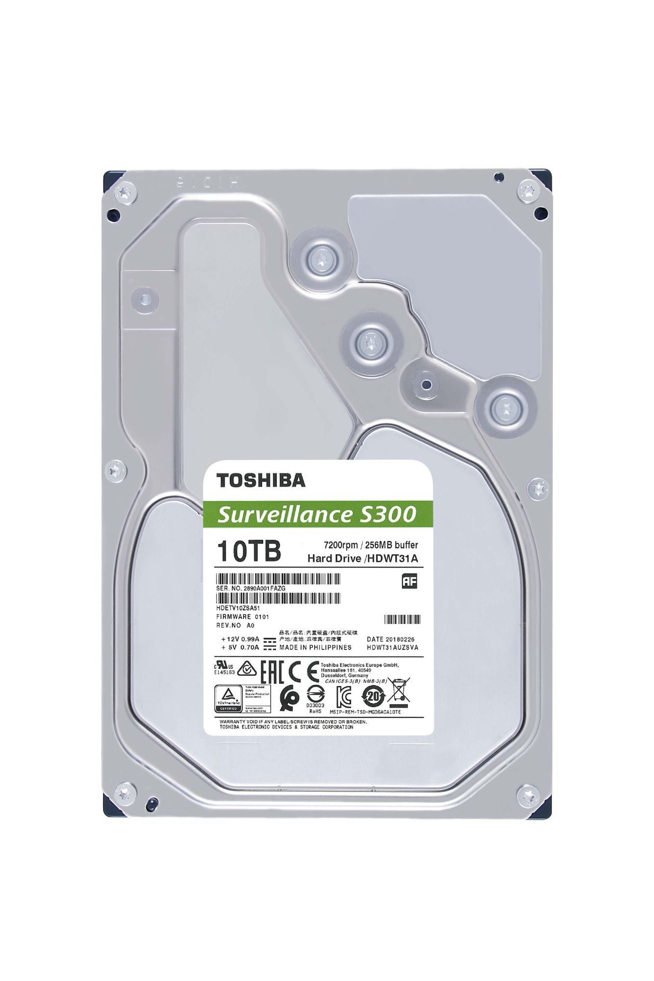 Toshiba releases new, powerful surveillance and video streaming internal hard disk drives