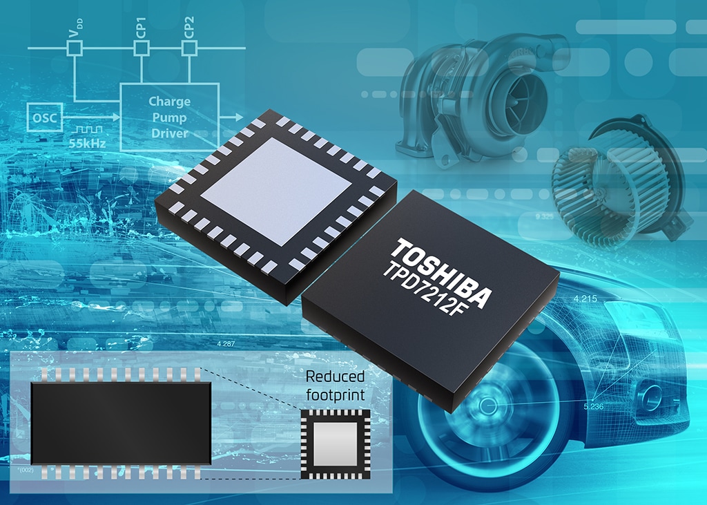Toshiba release compact power MOSFET gate driver intelligent power device