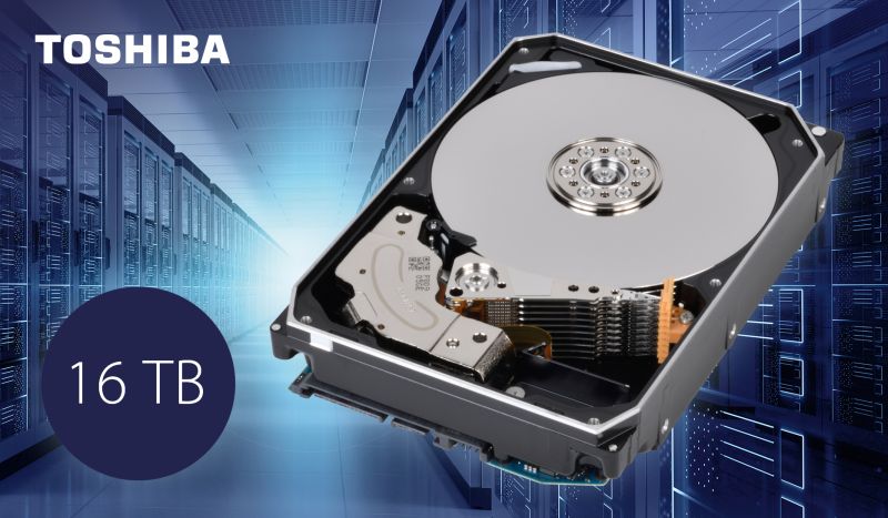 Toshiba announces new 16TB Enterprise Capacity Hard Disk Drives – MG08 Series