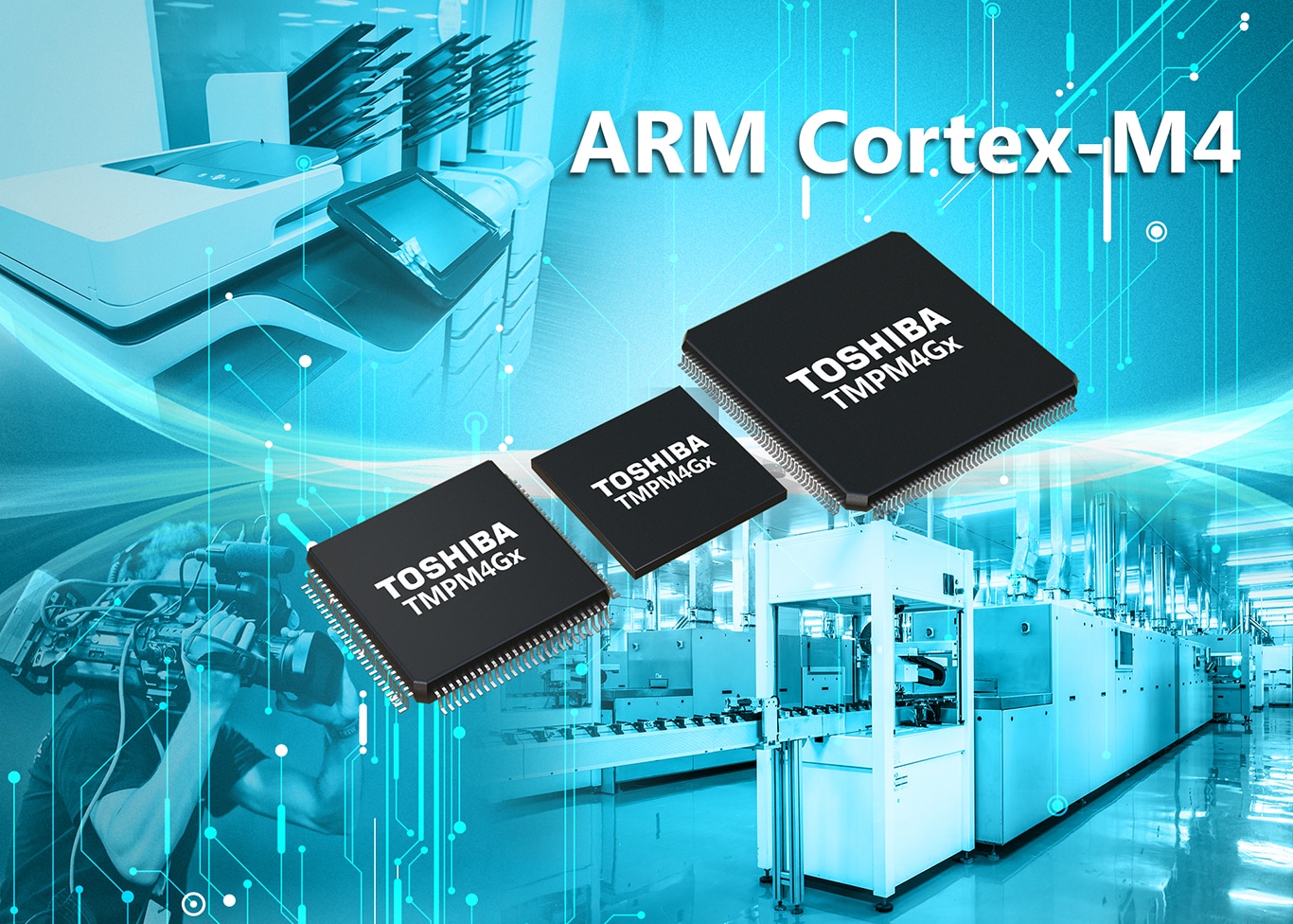 Toshiba’s ARM® Cortex®-M4-based Microcontrollers deliver high-speed data processing