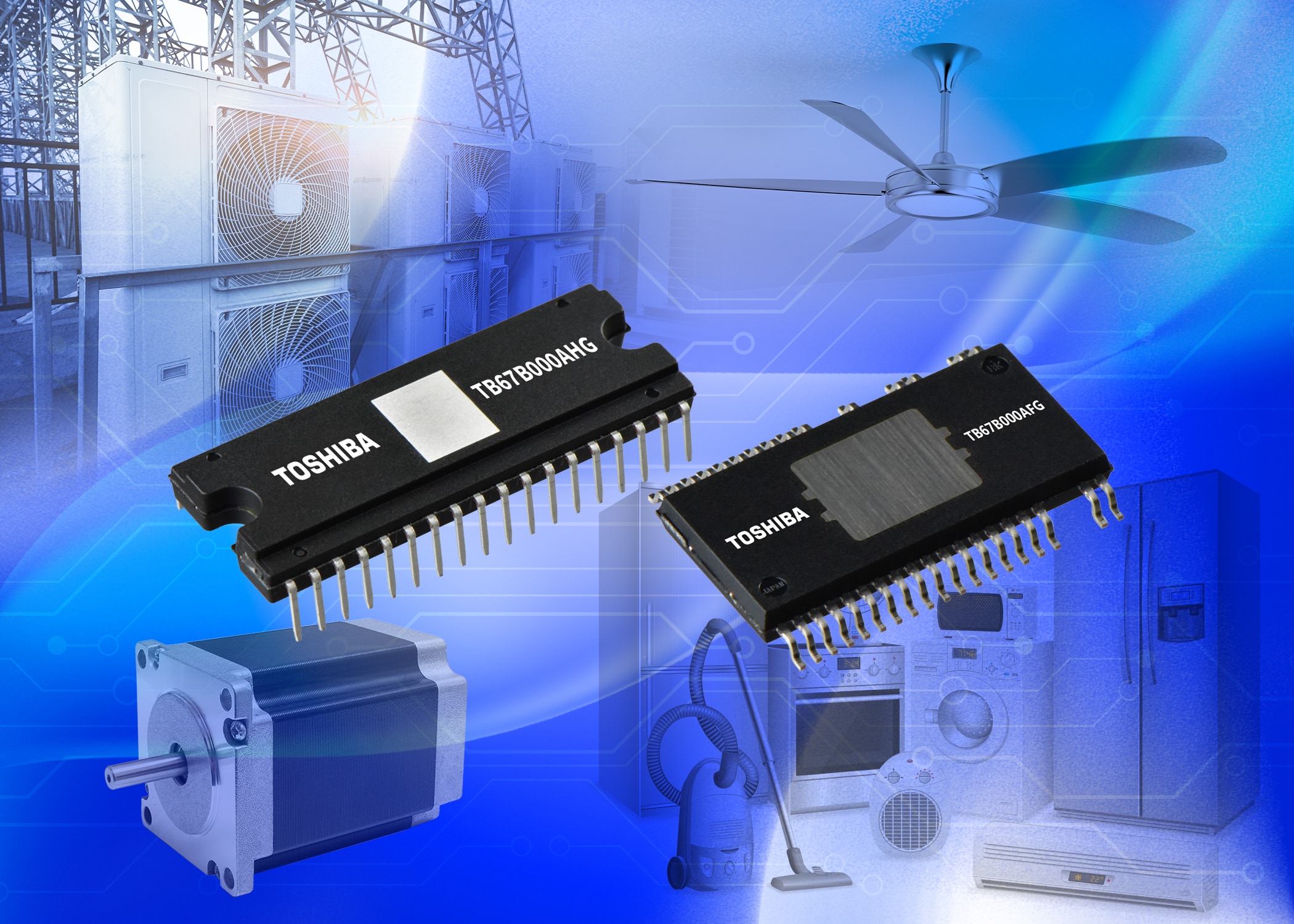 Toshiba launches 600V sine-wave PWM Driver IC for three-phase brushless motors