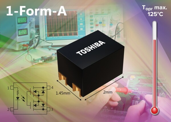 New Photorelays from Toshiba Contribute to Equipment Downsizing  by Reducing Mounting Density