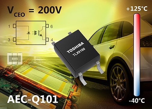 New automotive photocoupler offers highest collector-emitter voltage of 200V