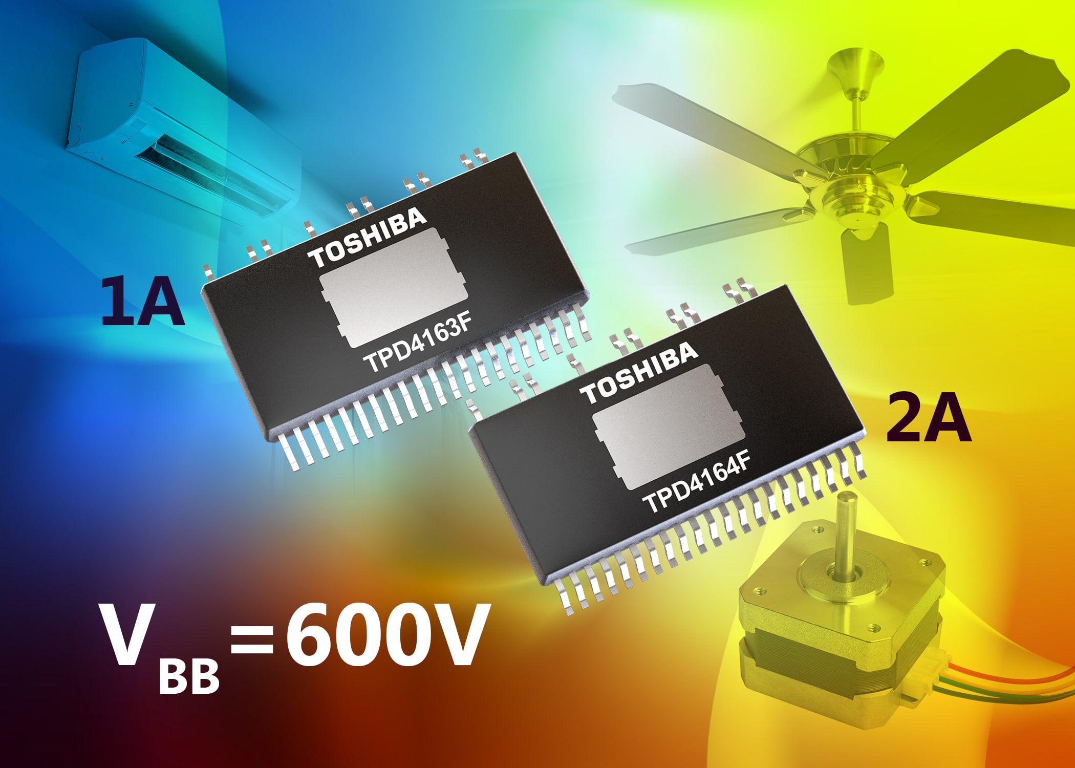 Toshiba introduces 600V-rated intelligent power devices for BLDC motor drive