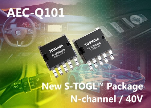 Toshiba introduces automotive MOSFETs in an innovative new package