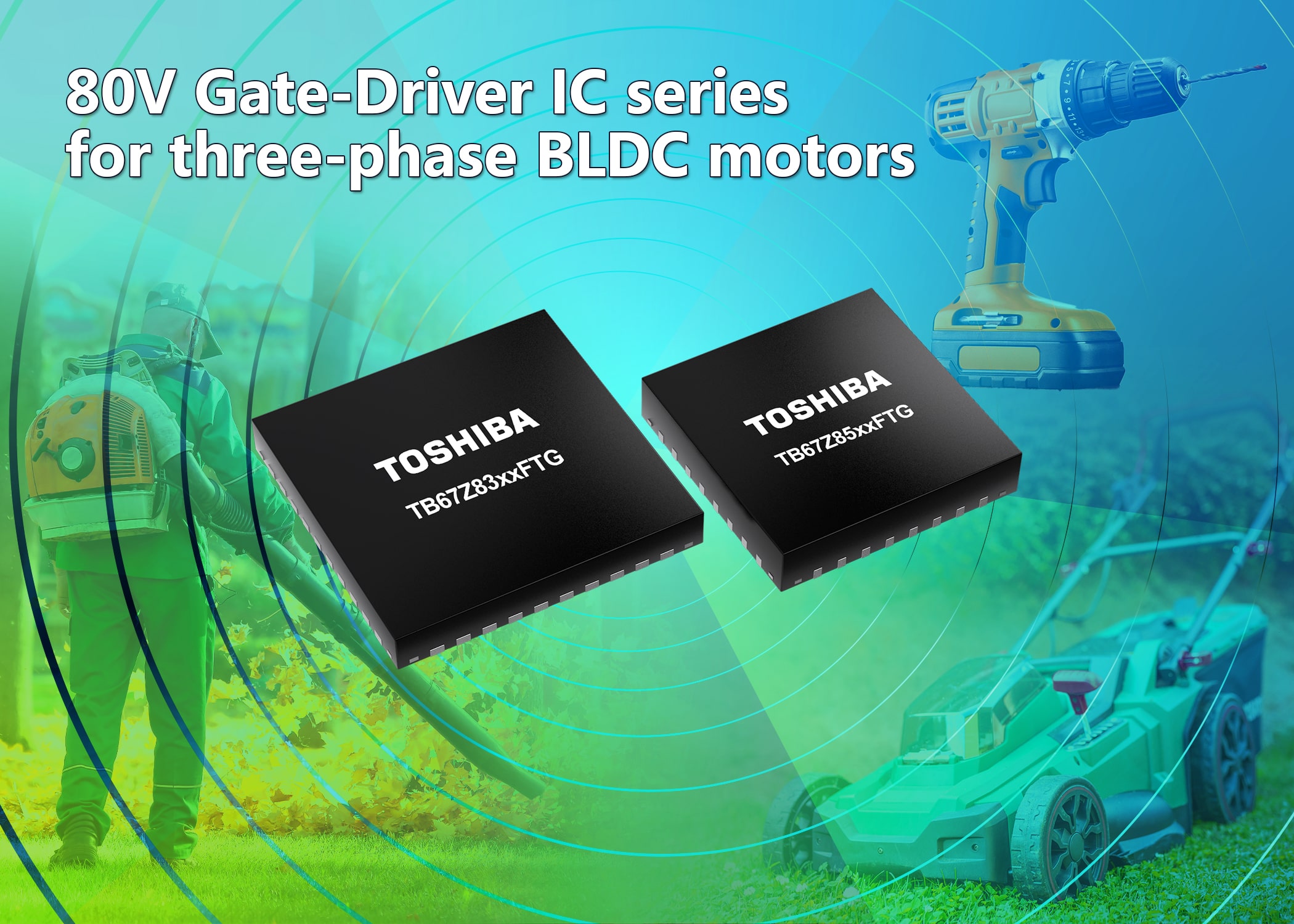 Toshiba releases gate driver ICs for three-phase brushless DC motors used in consumer and industrial equipment