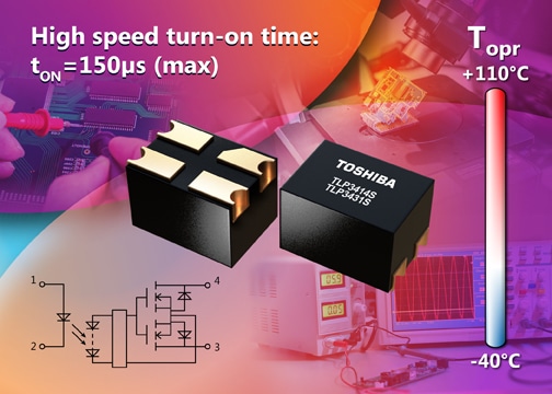 New Toshiba high-speed photorelays improve semiconductor tester efficiency