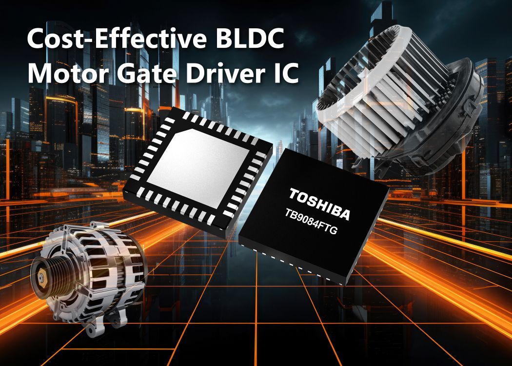 Toshiba drives next-generation automotive electrification with a cost-effective gate driver IC for three-phase BLDC motors