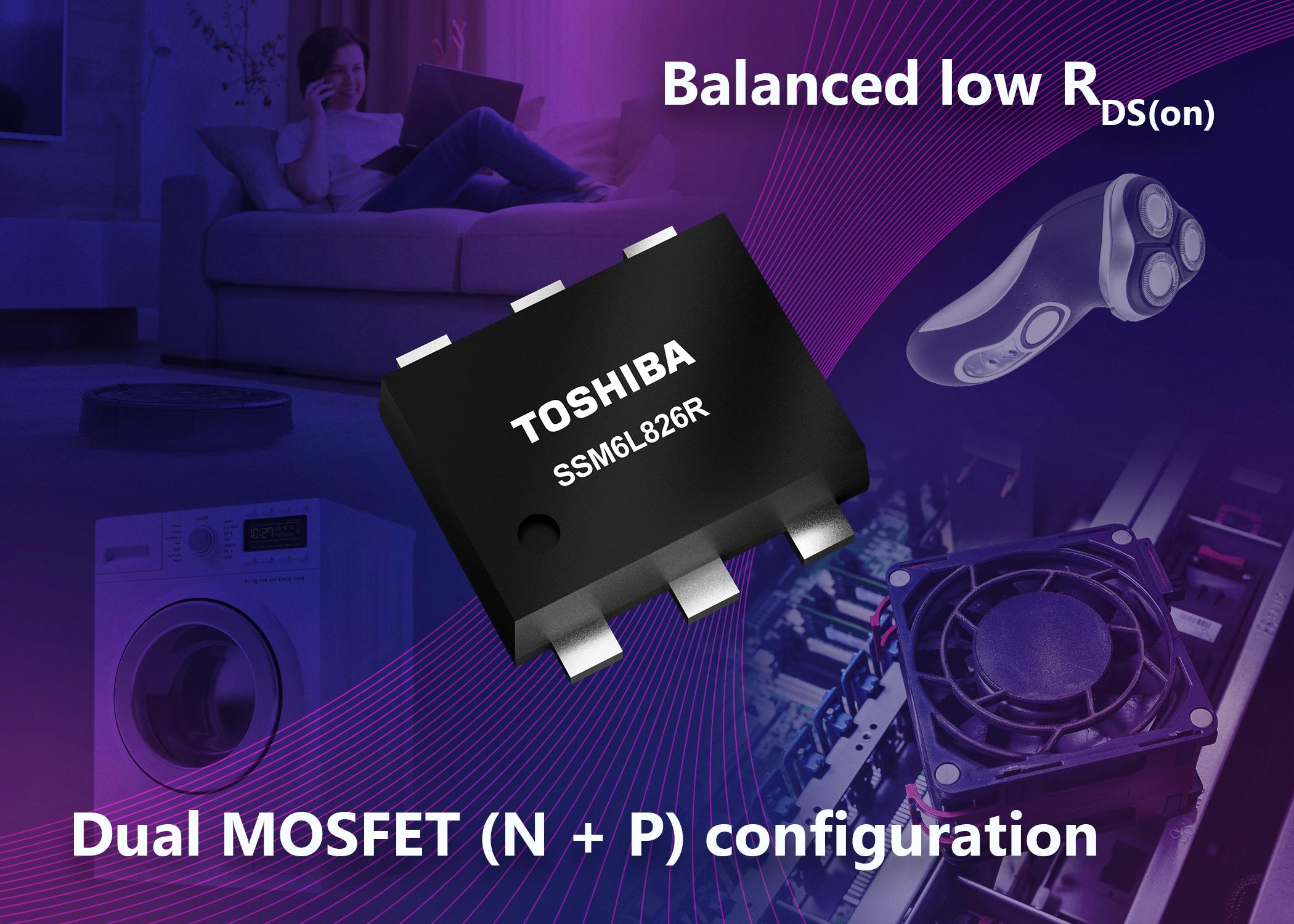 Toshiba launches complementary 30V dual MOSFET supporting smaller, more energy efficient consumer and industrial equipment