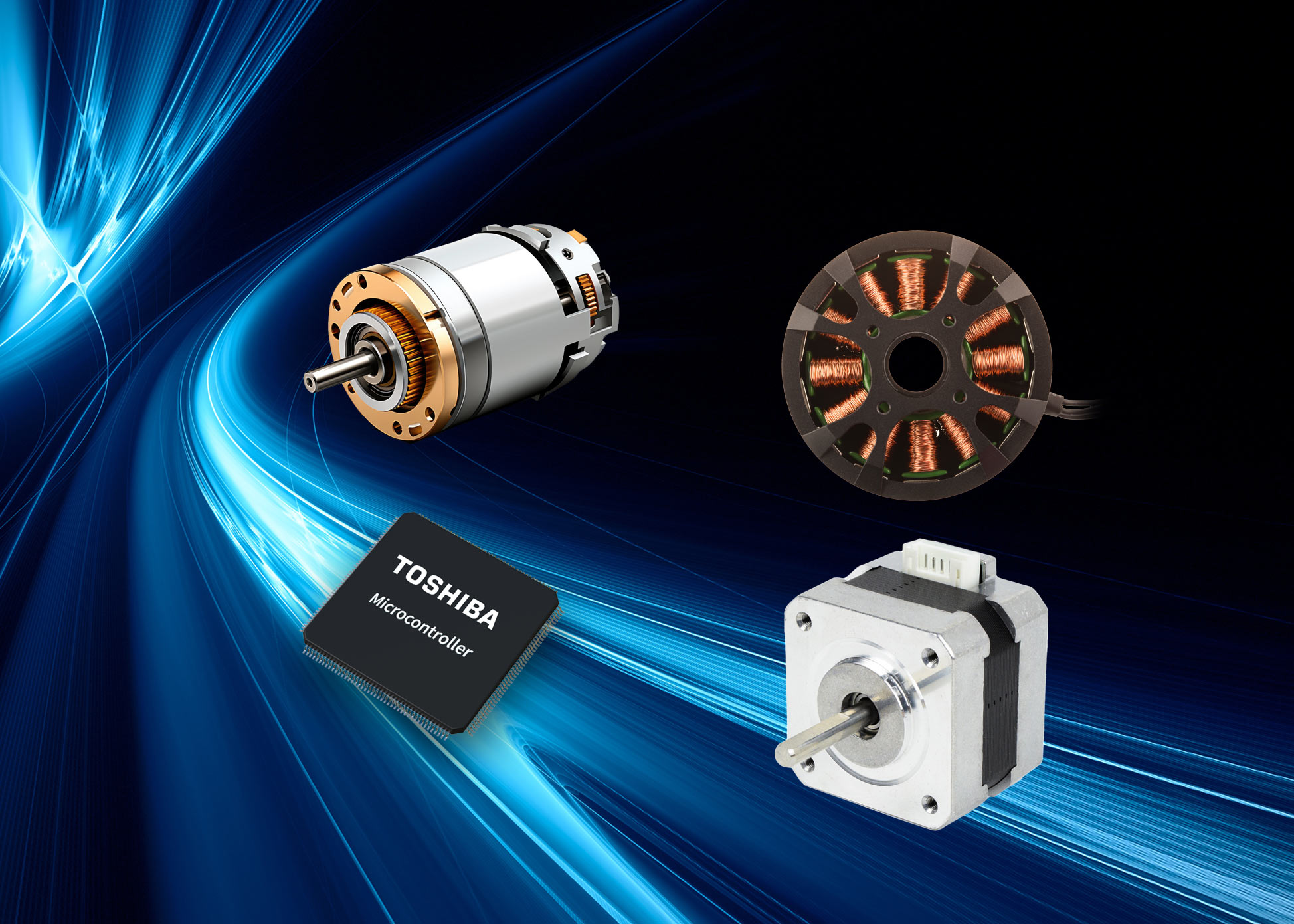 Picture visualizing Toshiba's expertise in Motor control 