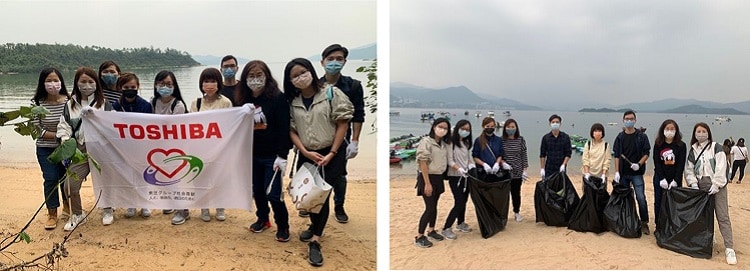 Toshiba Electronics Asia, Ltd. Shoreline Cleanup Day (November 19, 2021)