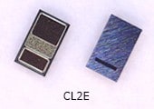 The package photograph of a small, low forward voltage Schottky barrier diode suitable for voltage booster circuits of LCD backlights: CLS10F40.