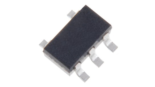 The package photograph of expansion of the lineup of input and output full range operational amplifiers for sensors for mobile devices that contribute to long-term operation : TC75S103F.