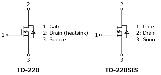 The illustration of internal circuits of lineup expansion of 150V N-channel power MOSFETs using a new generation process that helps reduce power consumption of power supplies.
