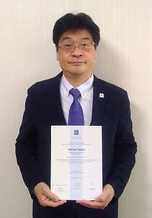 Yoshinori Fukuba  Senior Expert, Package Solution Technology Development Dept., Electronic Devices & Storage Research & Development Center