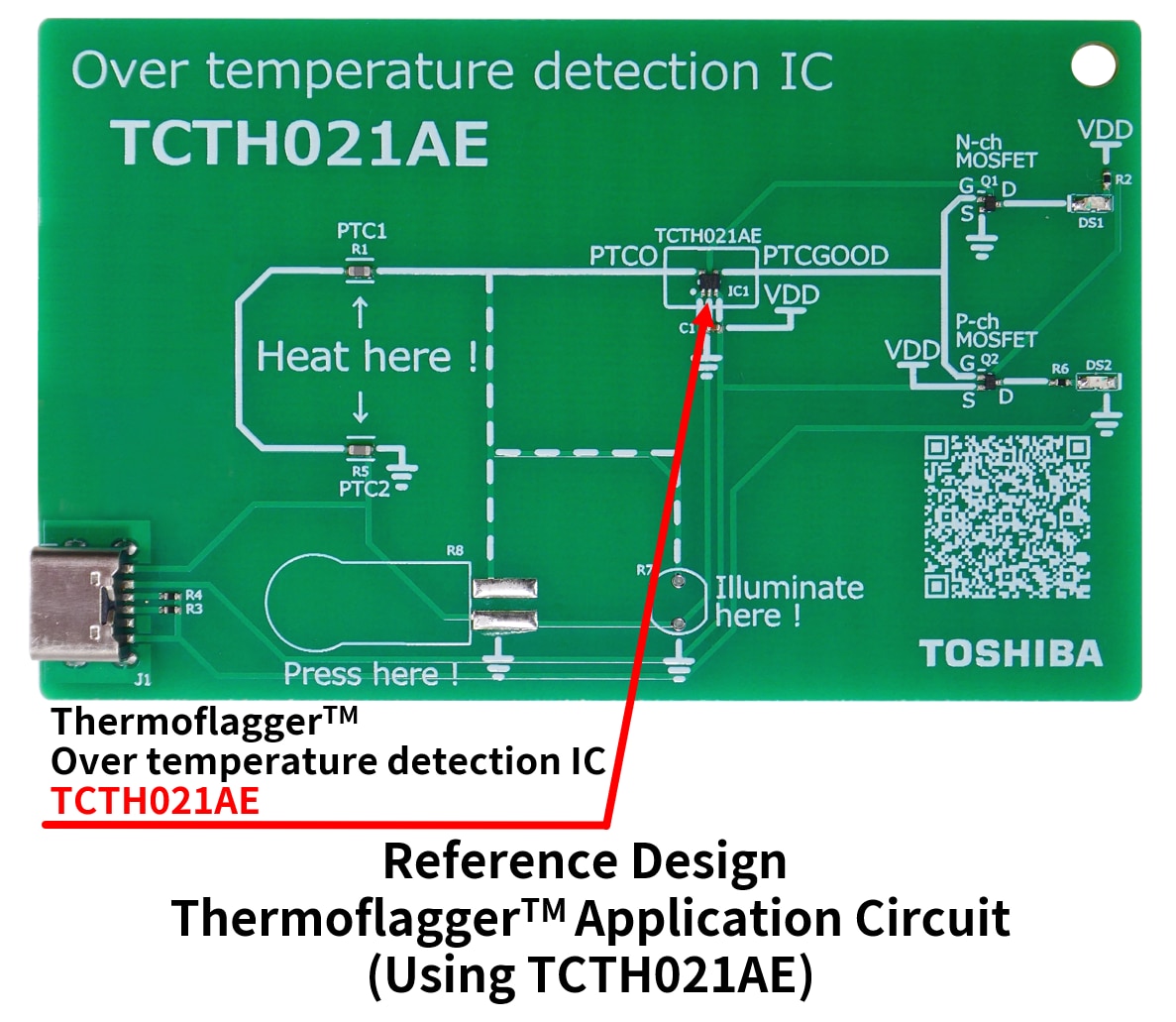 Thermoflagger™ TCTH021AE circuit board example