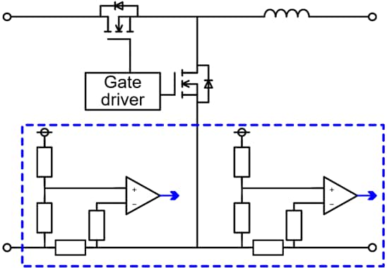 Figure1. Example of circuit for overcurrent detection