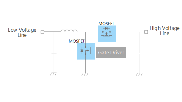 DC-DC converter circuit (non-isolated boost type)