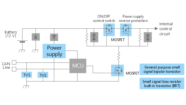 Pump driving circuit (Three-phase motor)