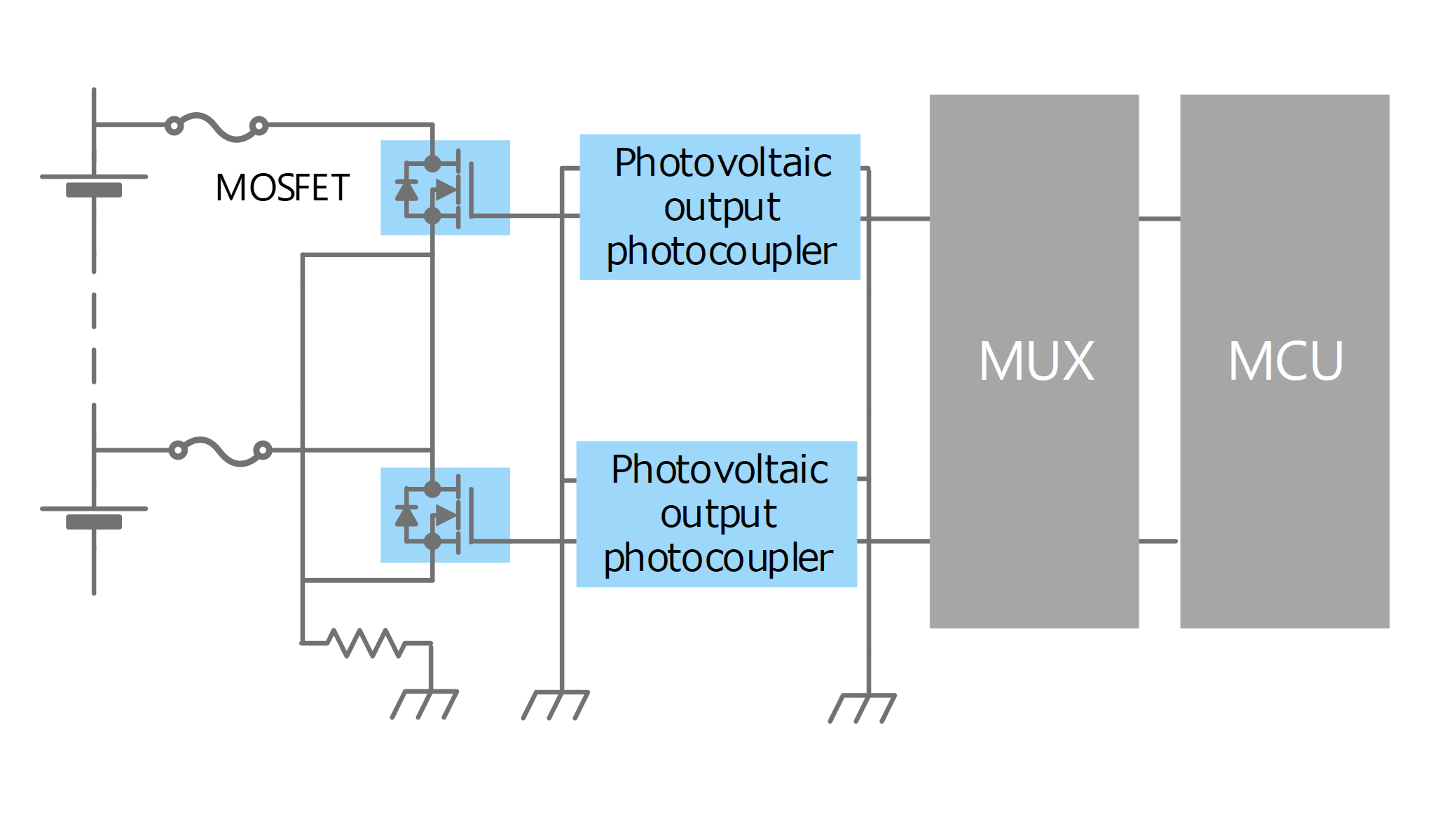 Passive cell voltage regulation (Not use of PMIC)