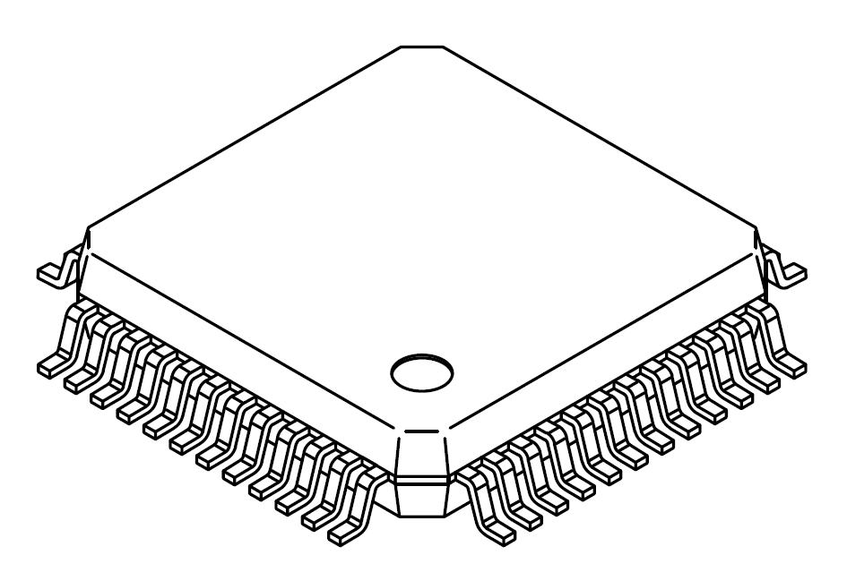 Toshiba TB9M030FG Pre-driver for automobile product P-HTQFP48-0707-0.50-002 package image
