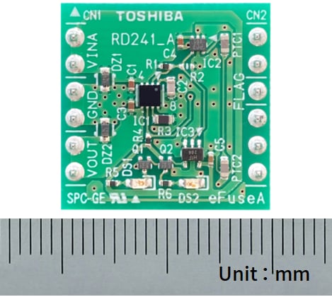 This is a picture of eFuse Application Circuit (with Thermal Shutdown).