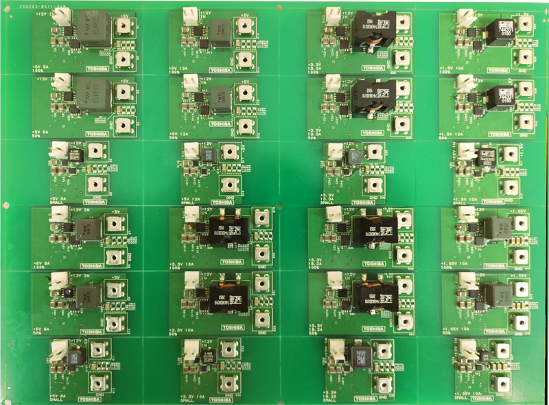 Photo of non-isolated buck DC-DC converter.