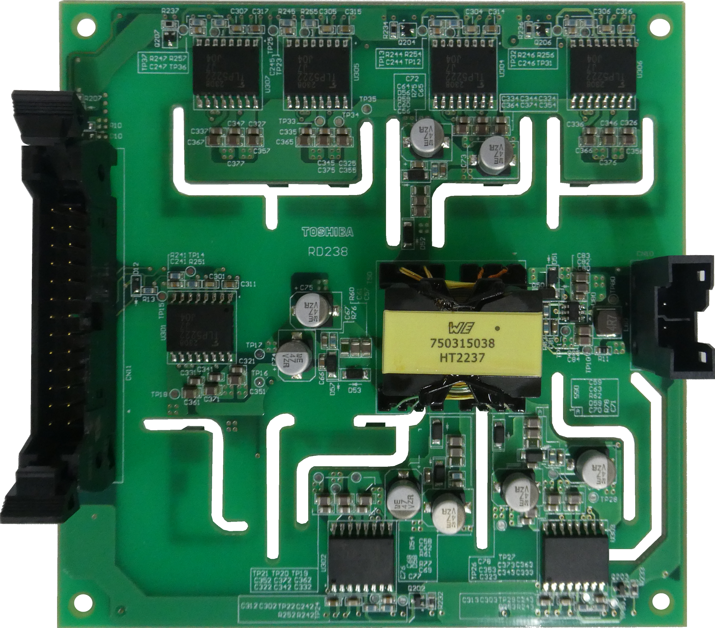 これは、3相インバーター用絶縁ゲートドライバー の画像です。