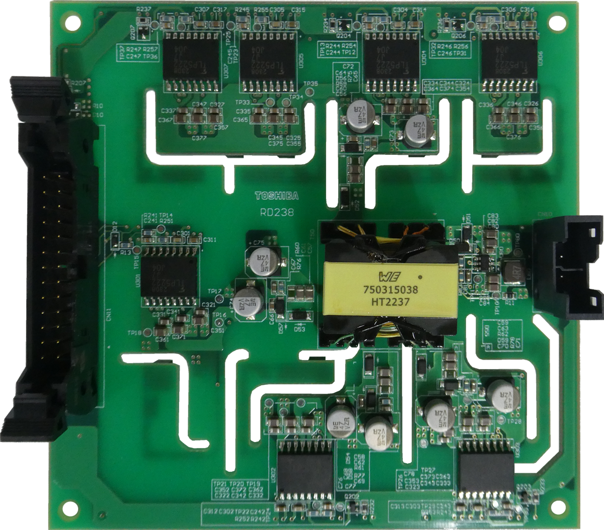 This is a picture of Isolated Gate Drive Circuit for 3-Phase Inverter.