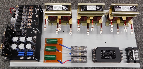 images of 3-phase AC 400V Input PFC converter.