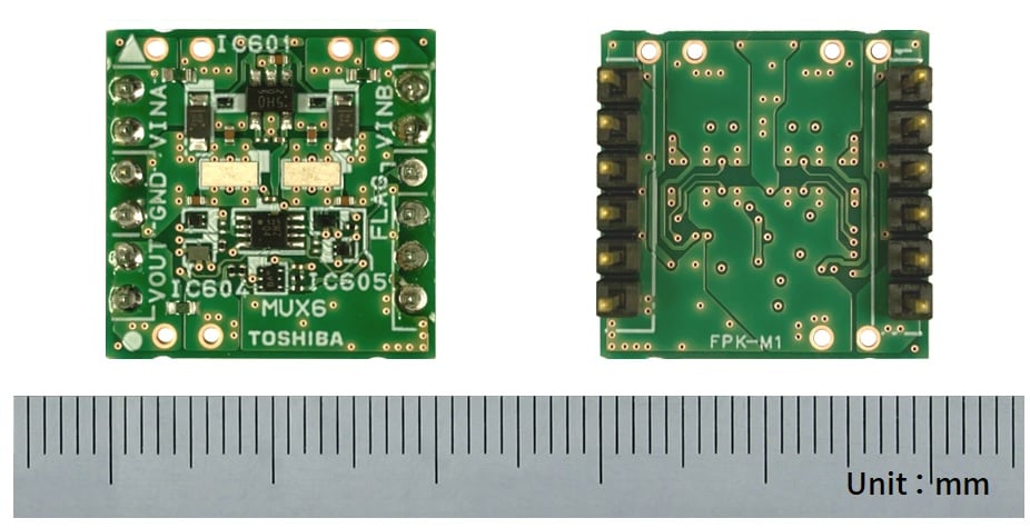 多路复用器电路PCB照片示例