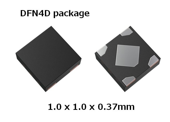 这是DFN4D封装的图片。
