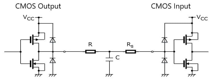 Connecting a large load capacitance