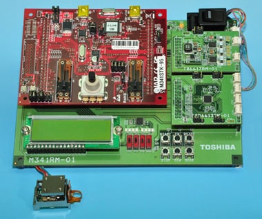 The board for ultrasonic motor control using MCU