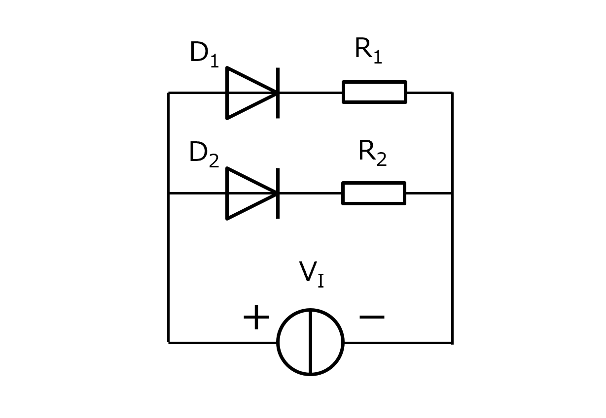 Fig. 5 Diode parallel connection circuit